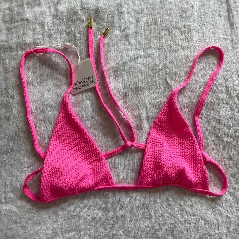 NEW Monday Swimwear barbados bikini top